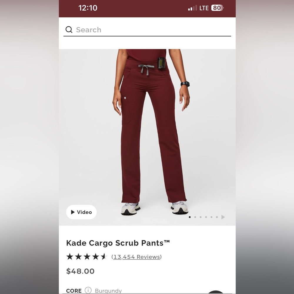 NWT Women’s Figs Scrub Bottoms